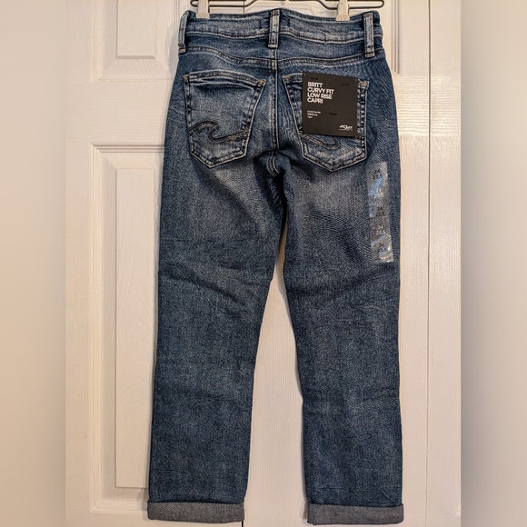 Silver Jeans Co. Size 24 Jean Capris NWT - Picture 2 of 8
